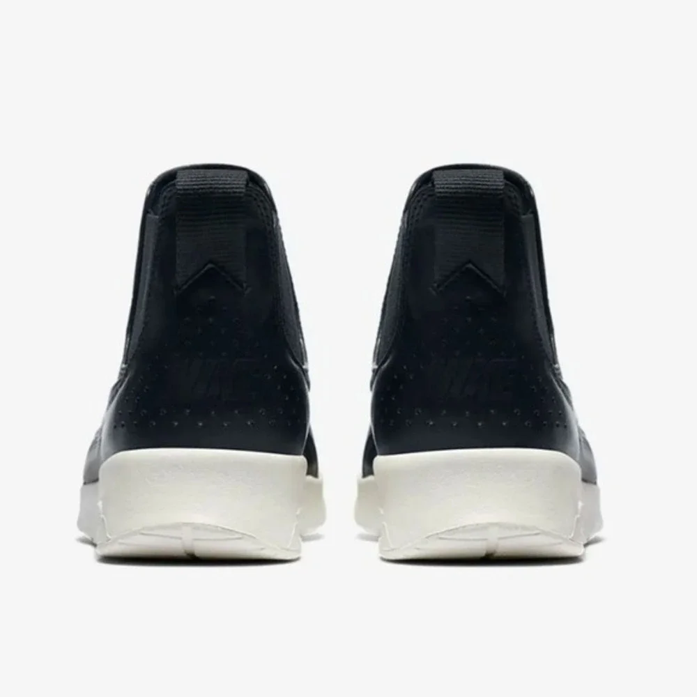 Nike Air Max Thea Mid Leather Ankle Boots Sneakers Black White Womens Size 8 New